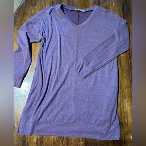 Plum Long Sleeve Tunic Top